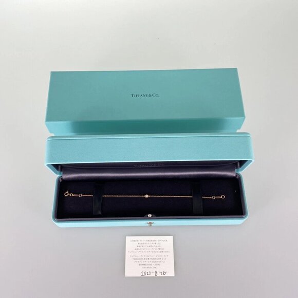 TIFFANY&Co. By The Yard Rose gold diamond Bracelet - Picture 8 of 15